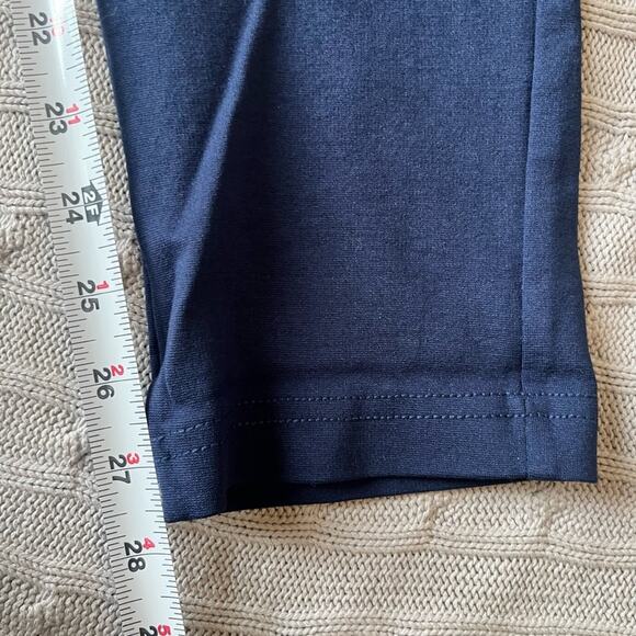 Active USA Women’s Navy Blue Ponte Leggings Sz L​ - Picture 6 of 8